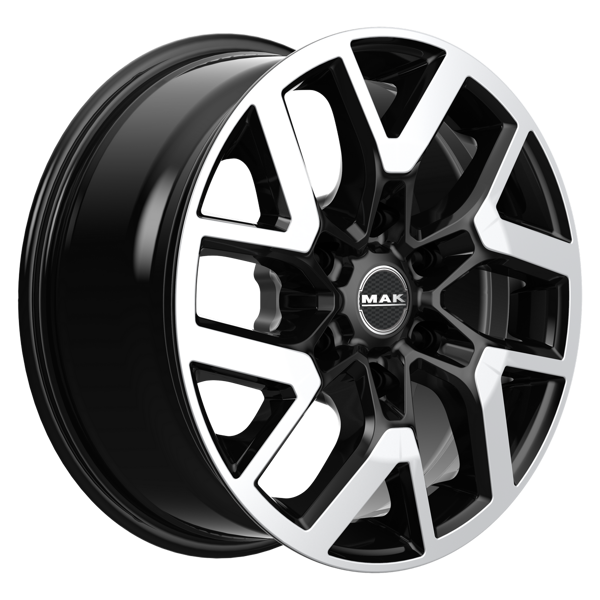 MAK Gravel 6,5x16 6*120 Et:50 Dia:74,5 Black Mirror