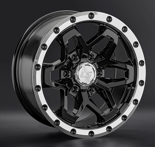 LS wheels LS1350 9x17 6*139,7 Et:15 Dia:106,1 bkl