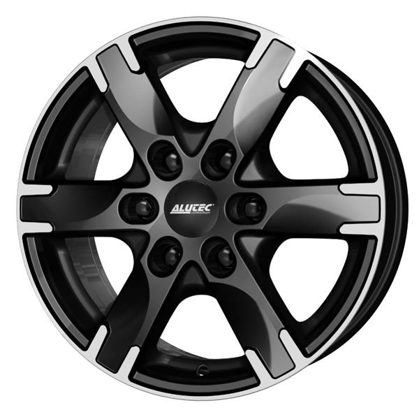 ALUTEC Titan 7x16 6*139,7 Et:55 Dia:93,1 Diamond Black Front Polished