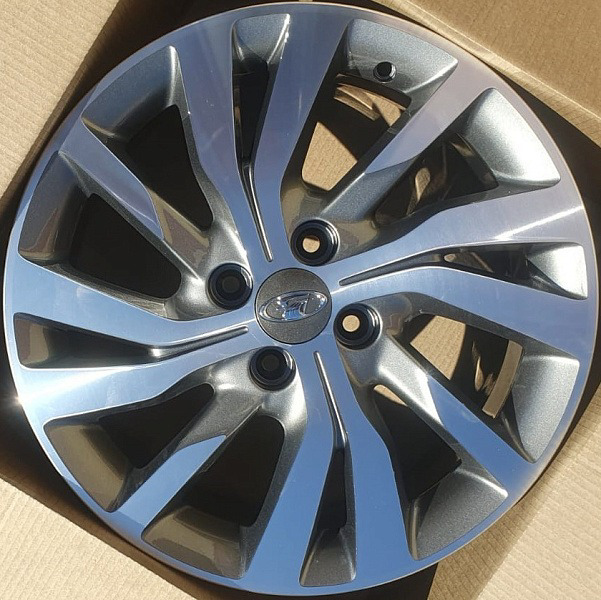 K&amp;K Fenix (X-Ray) 6x16 4*100 Et:41 Dia:60,15 алмаз-антрацит