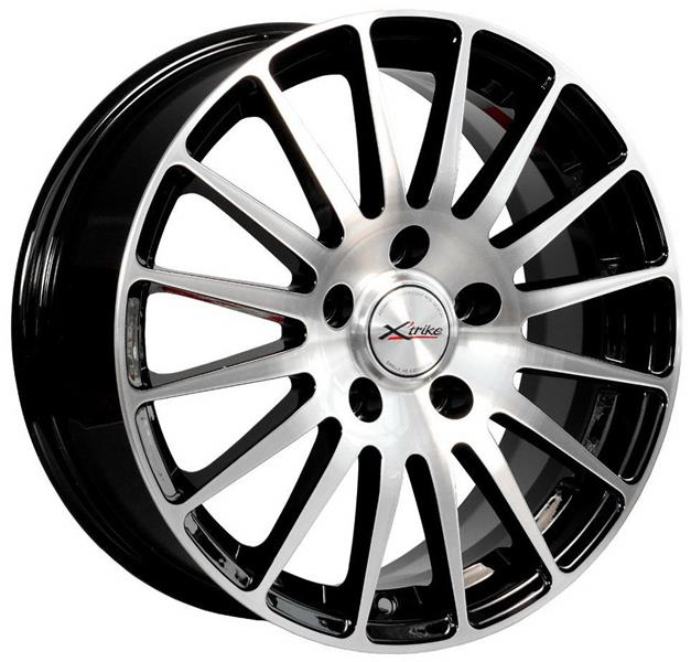 X'trike X-128 6,5x16 5*108 Et:43 Dia:67,1 BK/FP