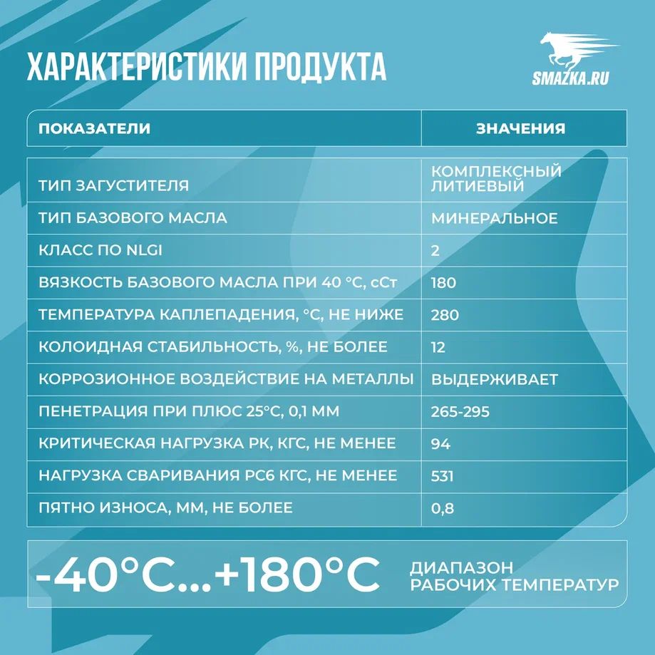 Смазка ВМПАВТО AGRO LX 220 (-40 +180°C)  18кг 1164