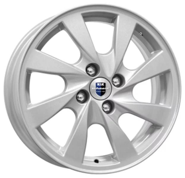 K&K КС928 6x15 4*98 Et:33 Dia:58,6 сильвер