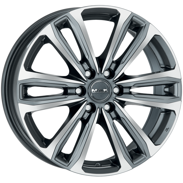 MAK Safari 6 7,5x17 6*130 Et:50 Dia:84,1 Gunmetal Mirror Face