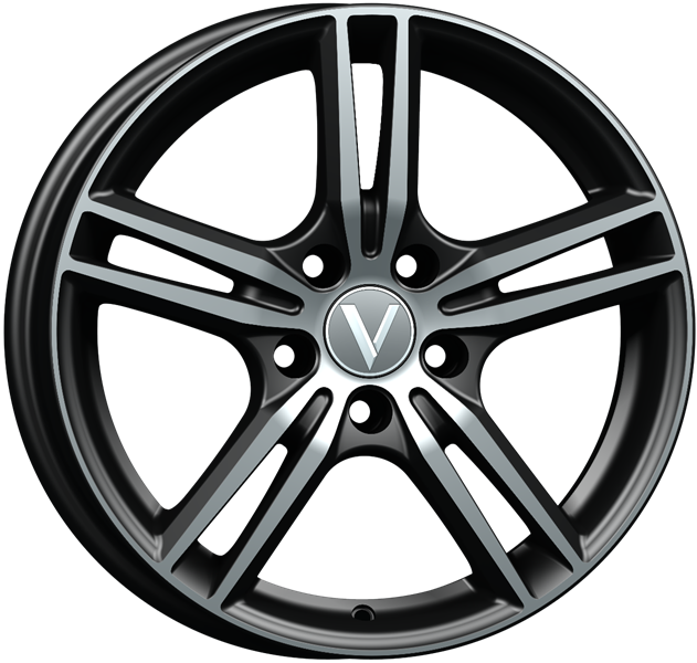 Вектор B223 6,5x16 5*114,3 Et:45 Dia:67,1 Алмаз черный