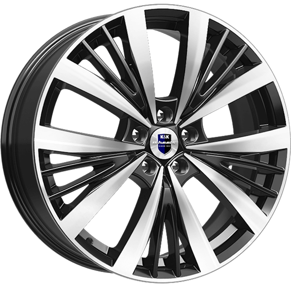 K&amp;K Марвел 7,5x19 5*108 Et:46 Dia:65,1 алмаз чёрный