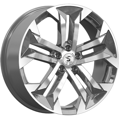 Premium Series КР015 7,5x19 5*114,3 Et:51 Dia:67,1 Diamond Gloss Graphite