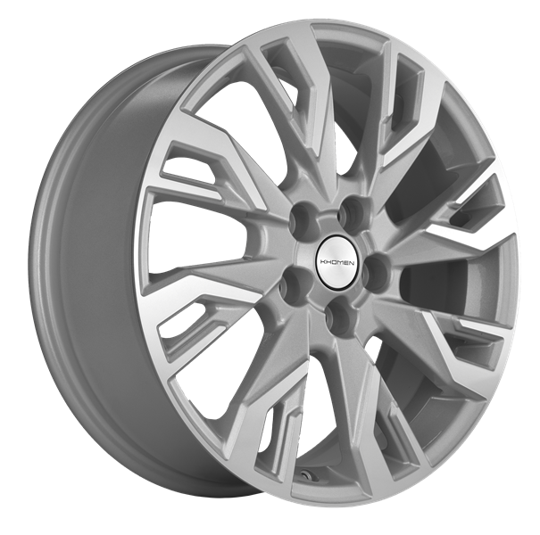 Khomen 1809 7x18 5*114,3 Et:37 Dia:66,6 F-Silver-FP