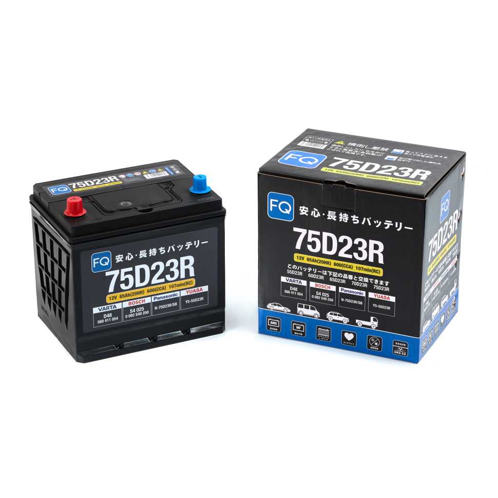АКБ FQ JIS BLUE ENERGY 75D23R 65Аh/600A 229x175x202/223 мм 00000008020