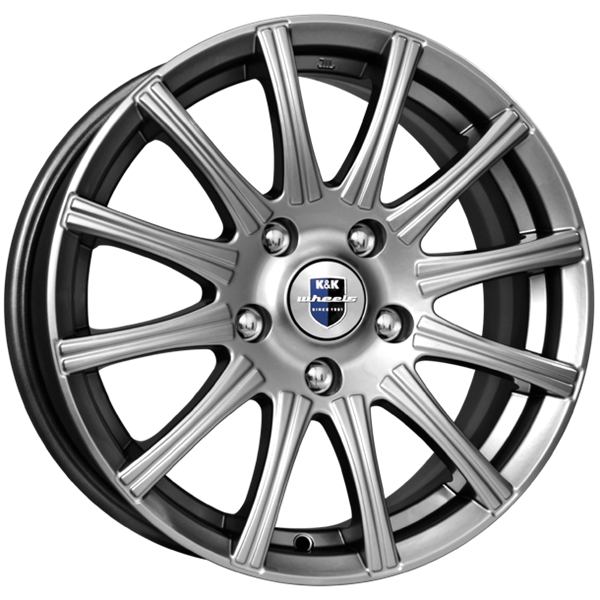K&amp;K Сиеста 5x13 4*98 Et:38 Dia:58,6 Дарк платинум