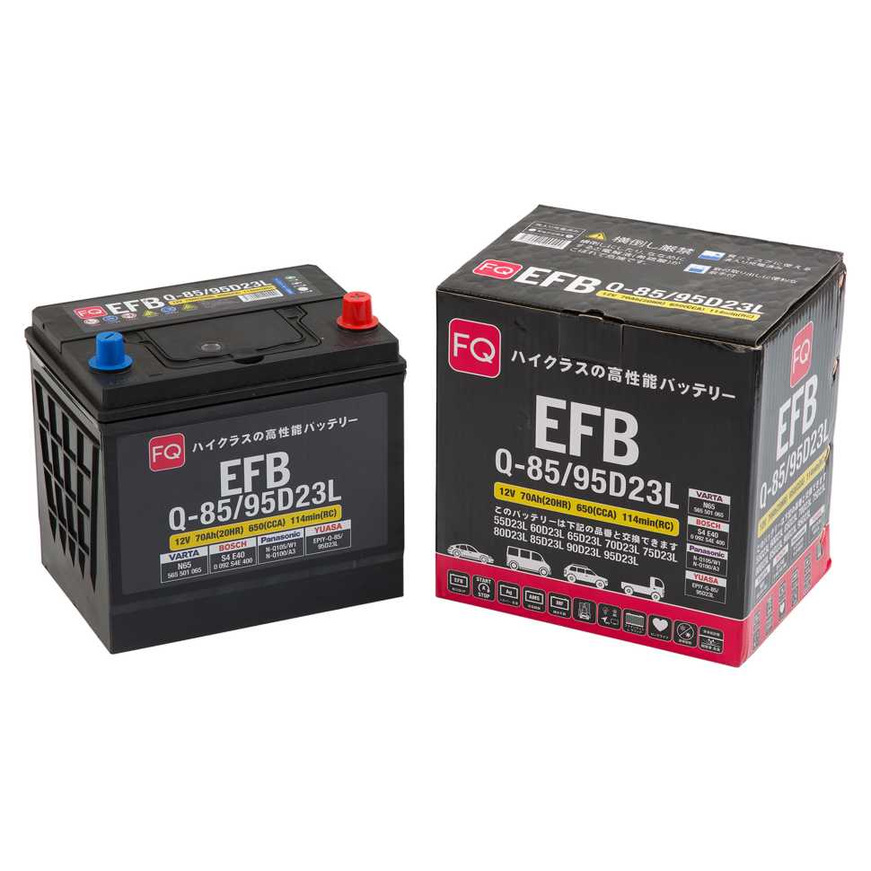 АКБ FQ COSMO JIS EFB Q-85R/95D23L 70Ah 650А 229x175x201/222 мм 00000004258