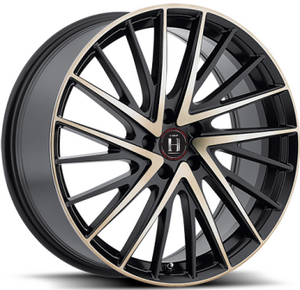 HARP Y-697 8,5x20 5*112 Et:35 Dia:66,6 satin-black-w-machined-face-and-tinted-clear