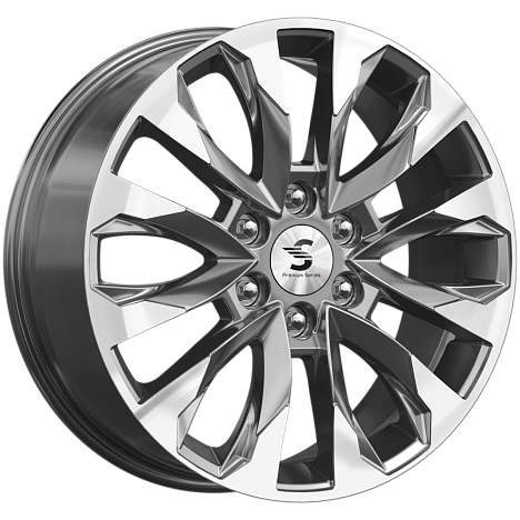 Premium Series КР007 8x20 6*139,7 Et:42 Dia:75,1 Diamond gloss graphite