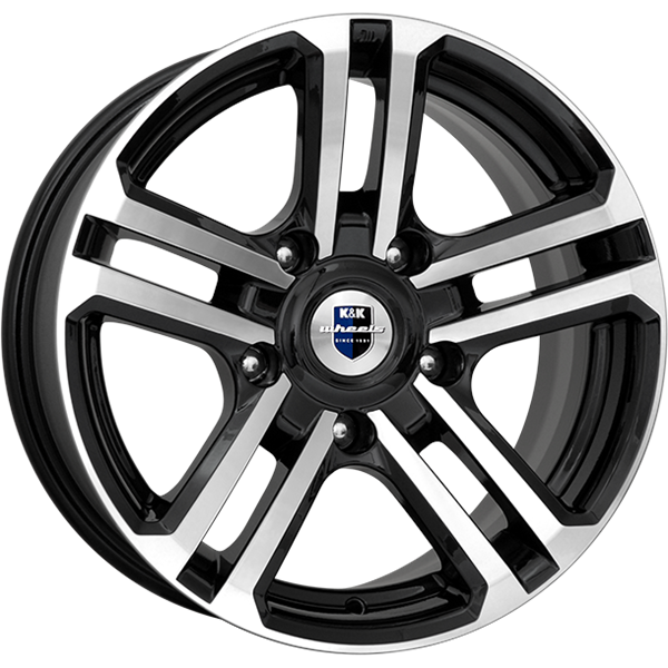 K&amp;K Палладика 7x16 5*139,7 Et:5 Dia:98 алмаз черный