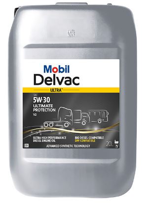 Моторное масло Mobil Delvac Ultra 5W30 Ultimate Protection V2 20л 157419