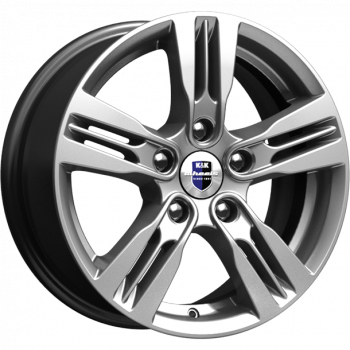 K&amp;K Siberia (КС729) 6,5x15 5*100 Et:43 Dia:67,1 дарк платинум