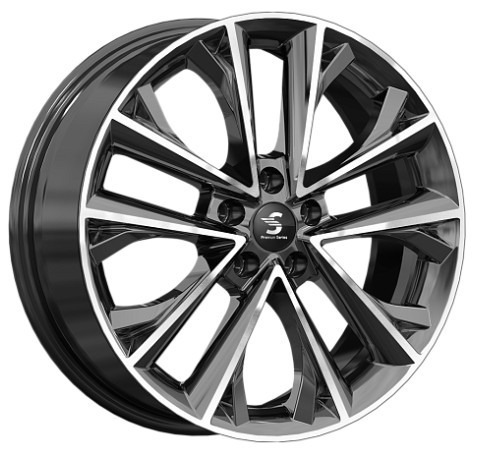 Premium Series КР012 7x18 5*108 Et:38 Dia:60,1 Diamond quartz