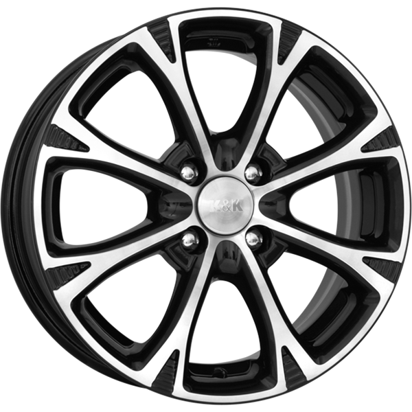 K&amp;K Блюз 6x15 4*100 Et:46 Dia:54,1 Алмаз чёрный