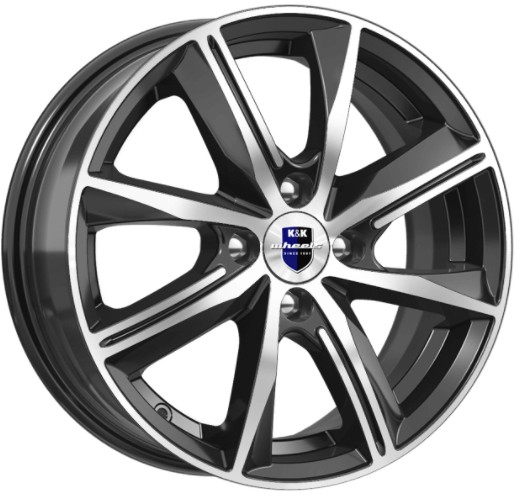 K&amp;K Арнар 6x15 4*100 Et:40 Dia:60,1 Алмаз чёрный