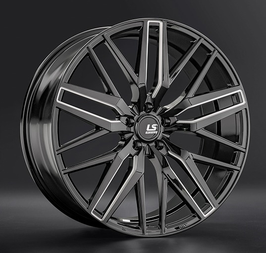 LS wheels FlowForming RC77 9,5x22 5*114,3 Et:45 Dia:67,1 BK+SSF