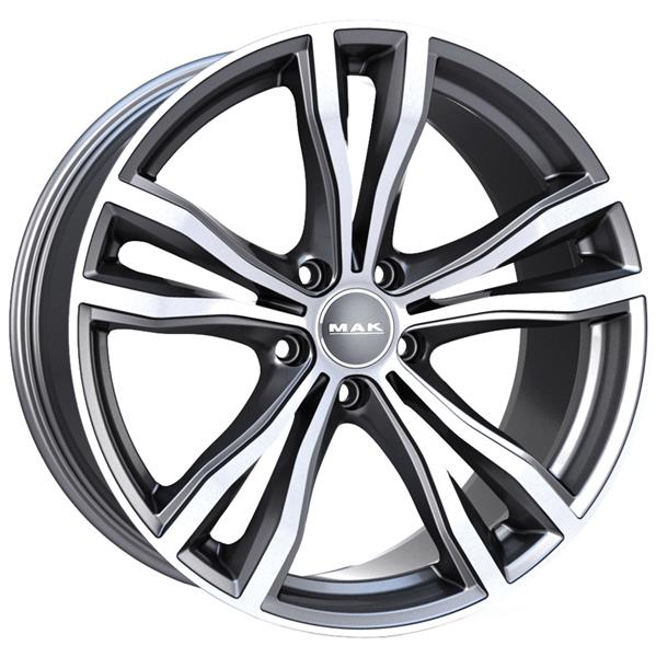 MAK X-Mode 9x19 5*120 Et:37 Dia:74,1 Gunmetal Mirror Face