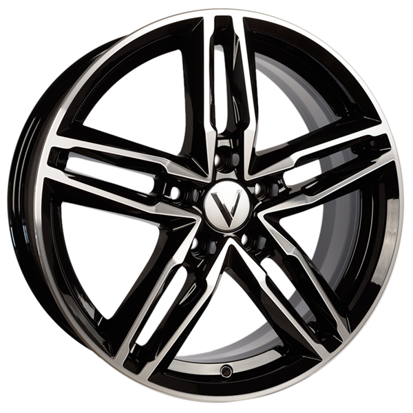 Вектор B140 7,5x18 5*114,3 Et:45 Dia:66,1 алмаз черный