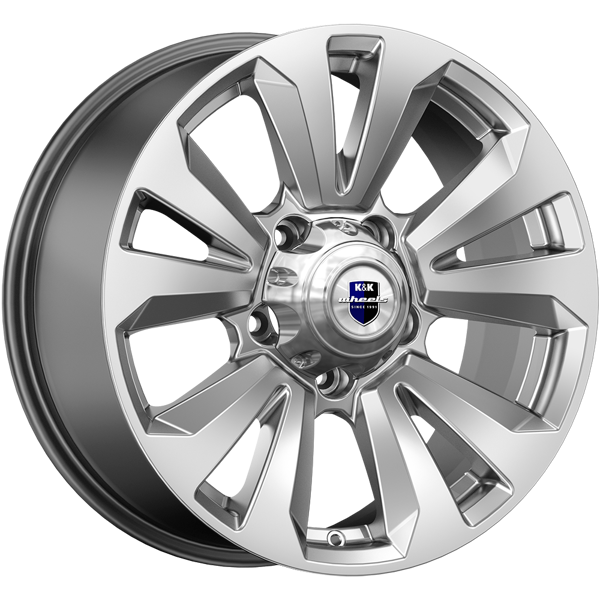 K&amp;K Ла-Пас (КС897) 8x18 5*139,7 Et:30 Dia:108,5 Дарк платинум