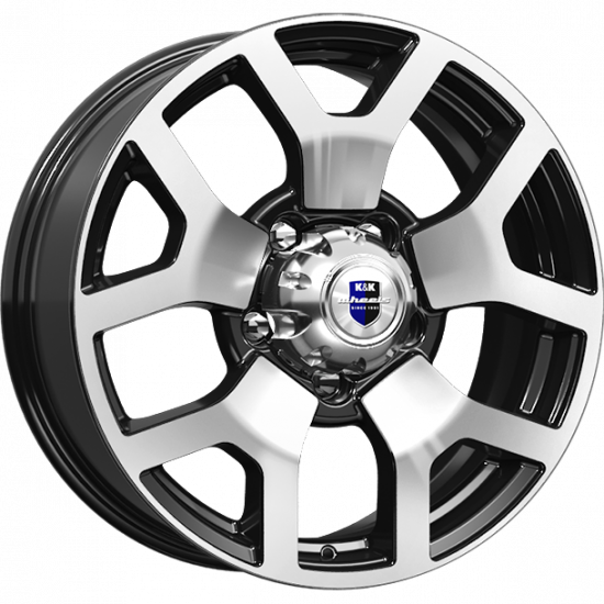 K&K Намиб 7x18 5*139,7 Et:35 Dia:108,6 алмаз черный