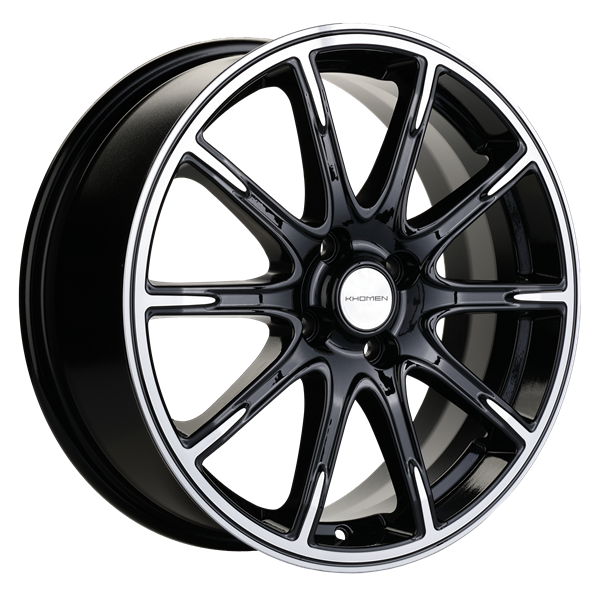 Khomen 1707 6,5x17 4*100 Et:43 Dia:60,1 Black-FP
