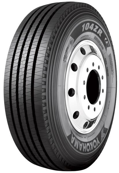 грузовая шина Yokohama 104ZR 10 R22.5 144/142 0pr Рулевая