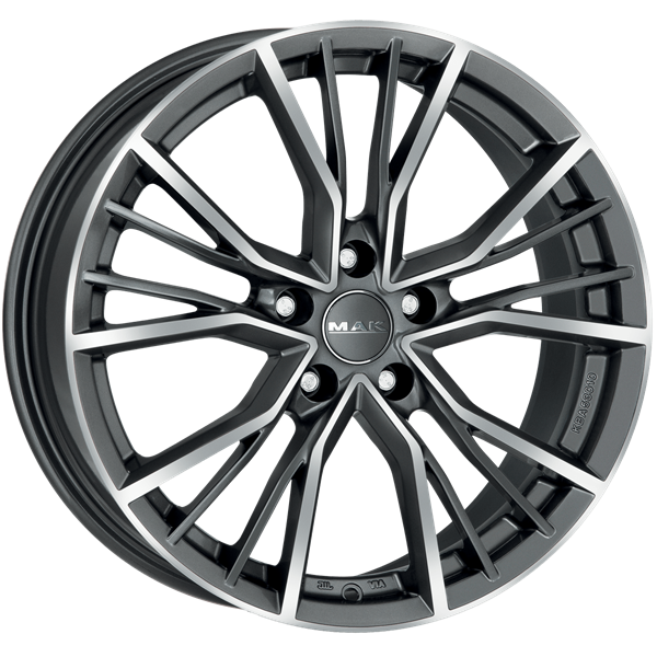 MAK Union 10x22 5*112 Et:26 Dia:66,6 Gun Met-Mirror Face