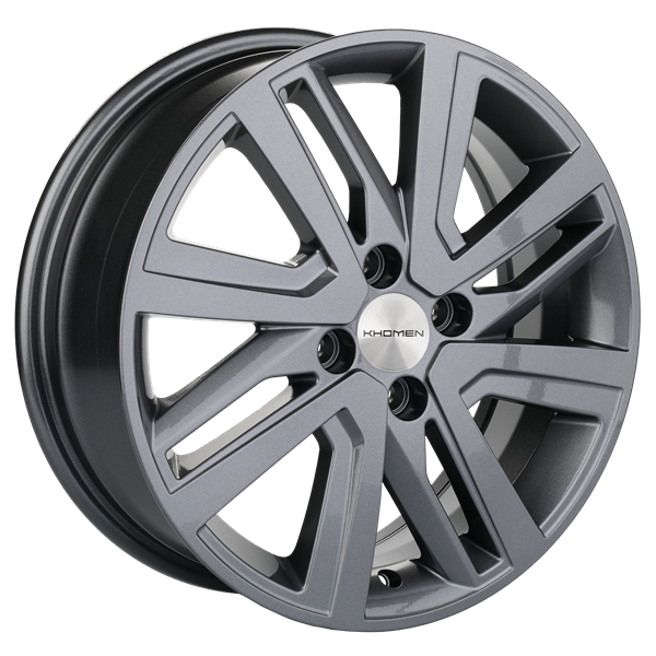 Khomen 1609 6x16 4*100 Et:46 Dia:54,1 Gray