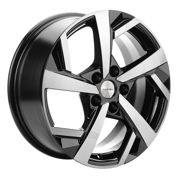 Khomen 1712 7x17 5*114,3 Et:48 Dia:67,1 Black-FP
