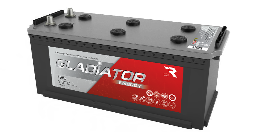 АКБ GLADIATOR Energy 6CT-195L(3) 195Ач 1370А 516х223х223