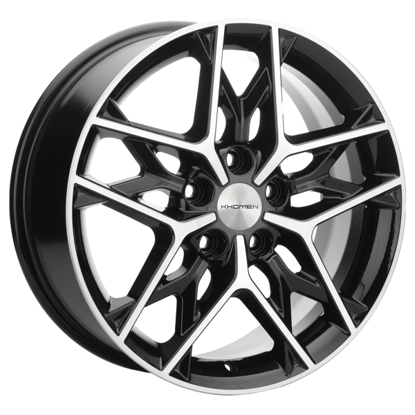 Khomen 1709 7x17 5*114,3 Et:49 Dia:67,1 Black-FP
