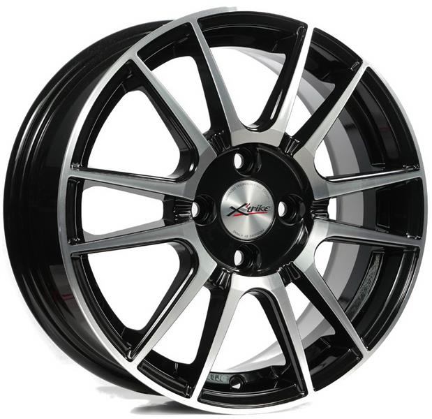 X'trike X-127 6x15 4*114,3 Et:44 Dia:67,1 BK/FP