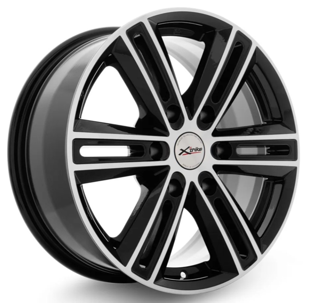 X'trike X-124 7,5x17 6*114,3 Et:30 Dia:67,1 BK/FP