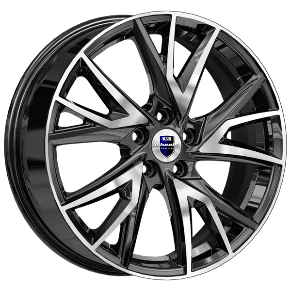 K&amp;K Кайлас 6,5x18 5*108 Et:33 Dia:60,1 алмаз чёрный