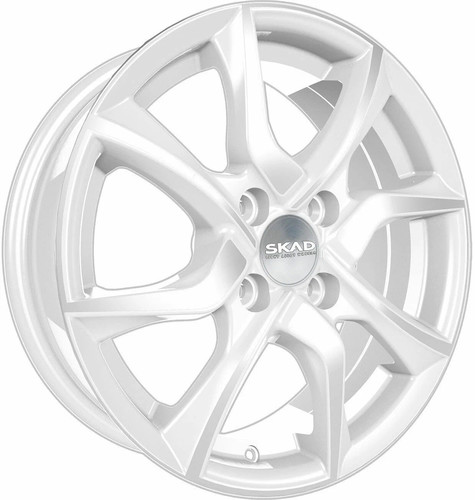 Скад Тулон 6x15 4*100 Et:39 Dia:56,6 алмаз-белый