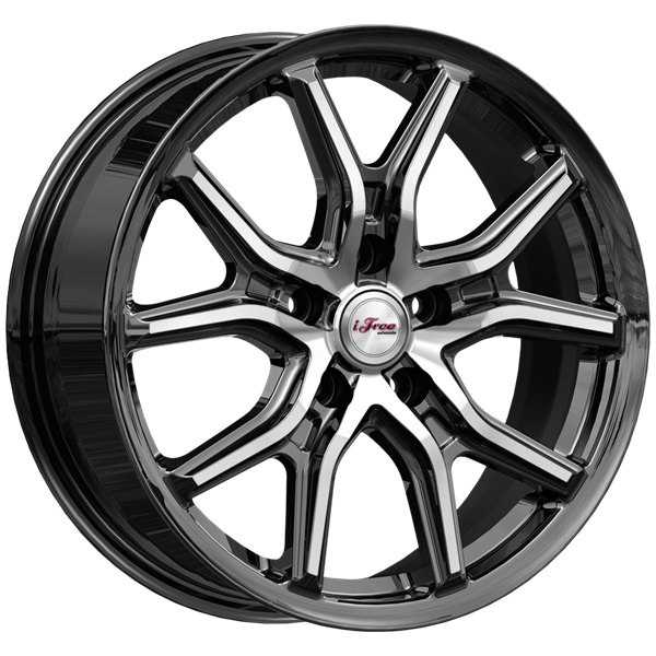 iFree Страйк 6,5x17 5*114,3 Et:37 Dia:66,6 Блэк Джек