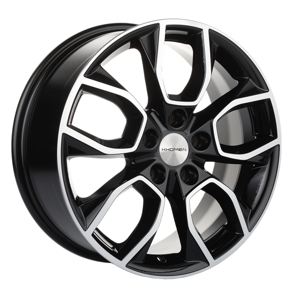 Khomen 1713 7x17 5*112 Et:45 Dia:57,1 Black-FP