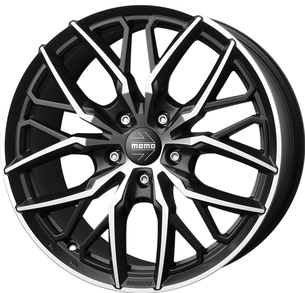 MOMO SPIDER 8,5x19 5*112 Et:30 Dia:66,6 Matt Black-Polished