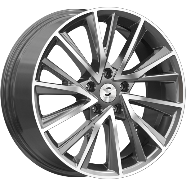Premium Series КР010 7,5x18 5*114,3 Et:45 Dia:67,1 Diamond gloss graphite