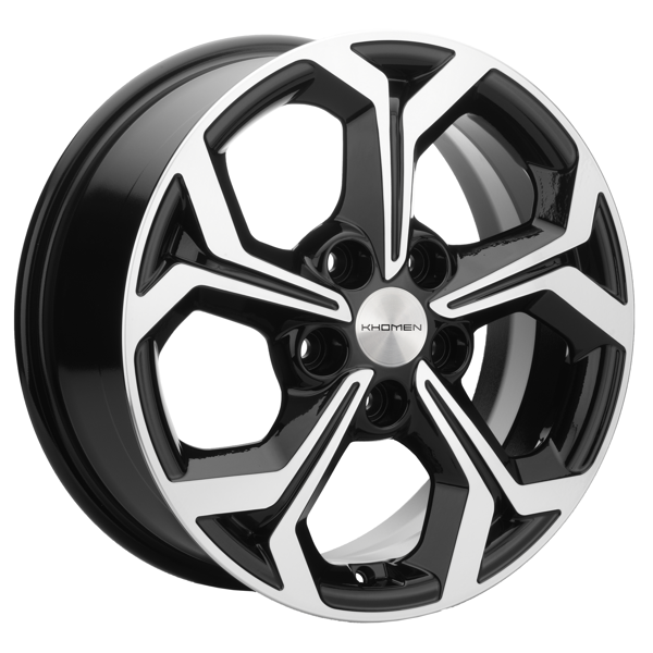 Khomen 1606 6,5x16 5*114,3 Et:50 Dia:67,1 BLACK-FP