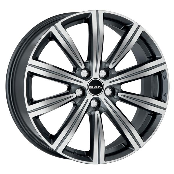 MAK Birmingham 8,5x20 5*108 Et:45 Dia:63,3 Gunmetal Mirror Face