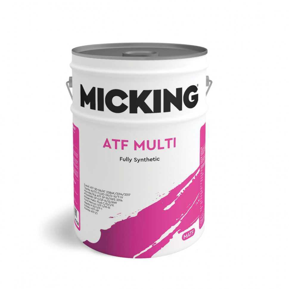 Трансмиссионное масло Micking ATF MULTI 20 л