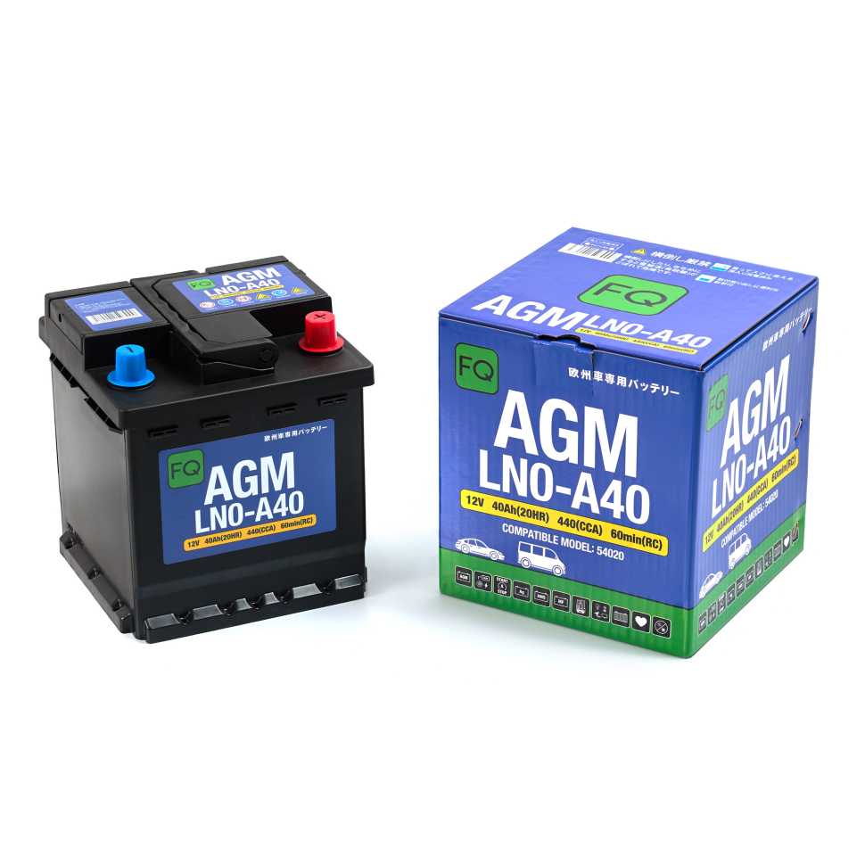 АКБ FQ DIN EURO AGM LN0-A40 40Ah/440А 175x175x190/190 мм LN0A40