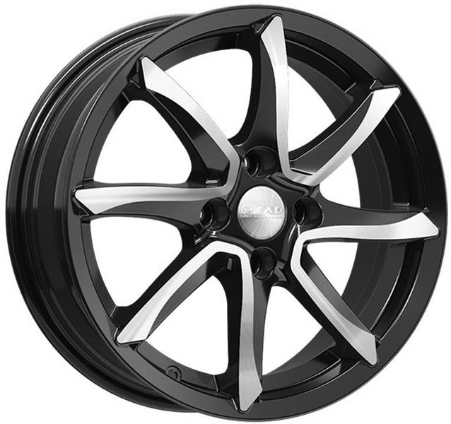 Скад Осака 6x15 4*100 Et:40 Dia:60,1 алмаз черный