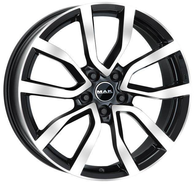 MAK Midlands 9,5x21 5*112 Et:25 Dia:66,6 Black Mirror