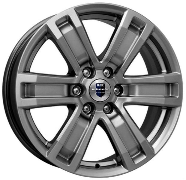 K&amp;K R7-Рольф 7,5x17 6*114,3 Et:39 Dia:67,1 блэк платинум